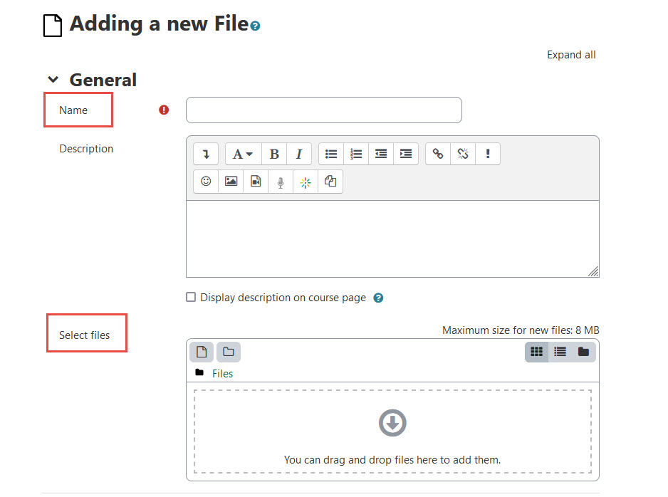 Adding/Uploading Content | UR Courses: Guides